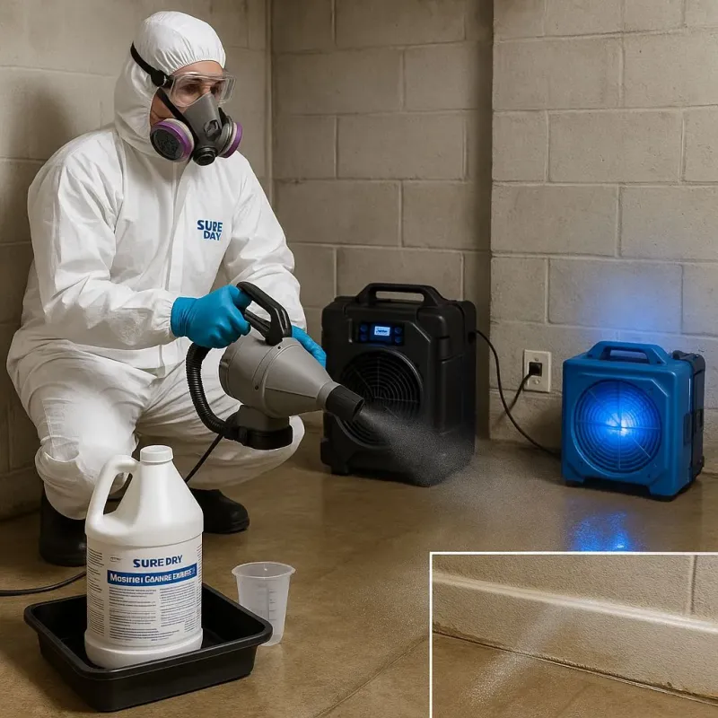 Sanitization and Odor Removal process in Aurora, MN